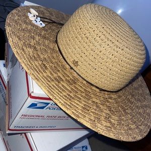 Cappelli straworld braid Womens adjustable hat shells beach